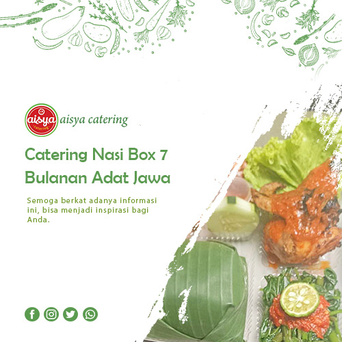 Catering Nasi Box 7 Bulanan Adat Jawa
